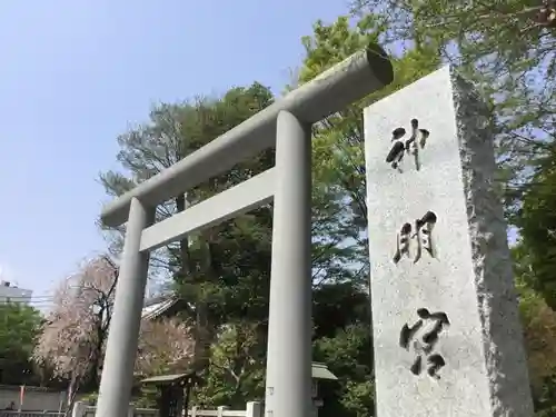 阿佐ヶ谷神明宮の鳥居