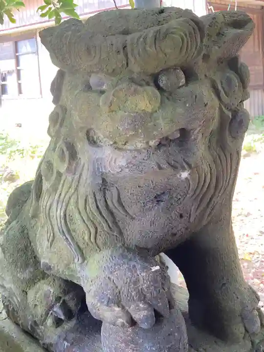 龍口明神社(元宮)の狛犬