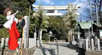 奥戸天祖神社の鳥居