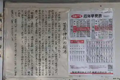 庄野菅原神社の歴史