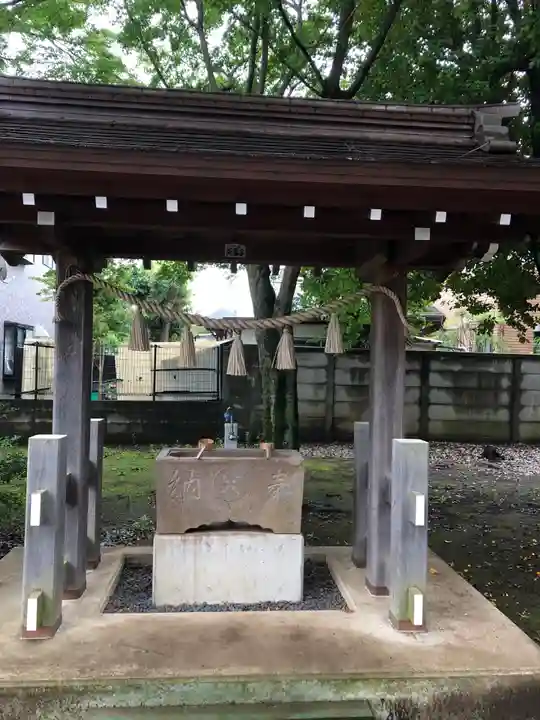 清水神社の手水舎