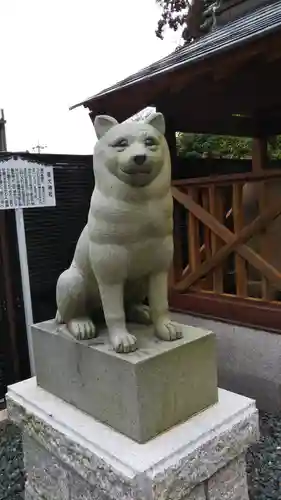 黒犬神社の狛犬