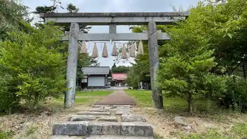 古谷館八幡神社の鳥居