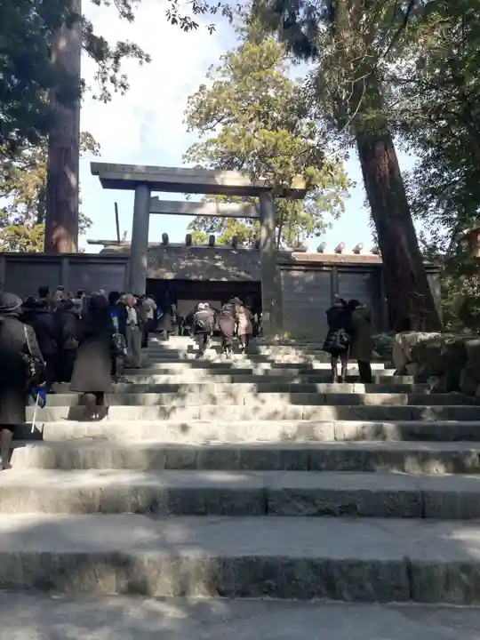 伊勢神宮内宮(皇大神宮)の鳥居