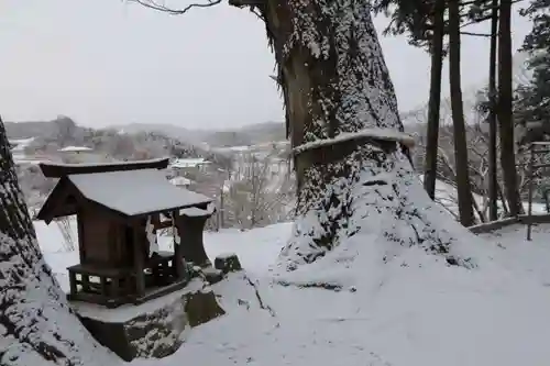 阿久津「田村神社」（郡山市阿久津町）旧社名：伊豆箱根三嶋三社の自然