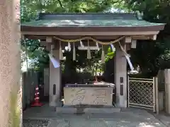 津田八幡神社の手水