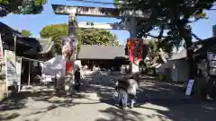 安久美神戸神明社の鳥居