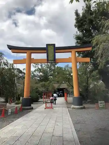 平野神社の鳥居