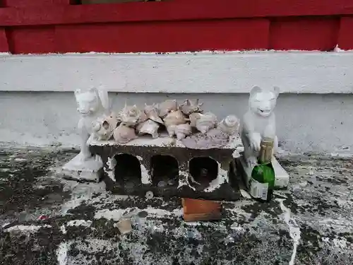 渚弁財天祠の狛犬