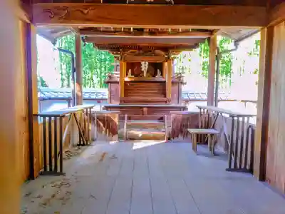 八王子社(安良町)の本殿・本堂