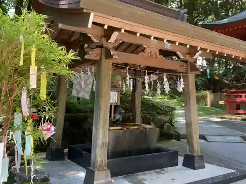 富士山東口本宮 冨士浅間神社の手水