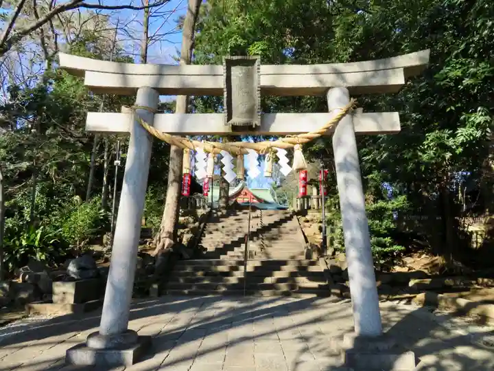 世田谷八幡宮の鳥居
