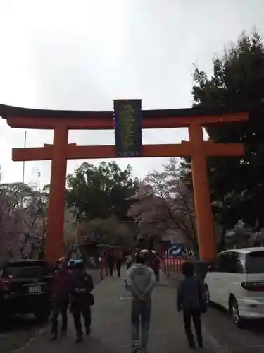 平野神社の鳥居