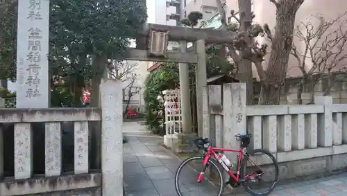 笠間稲荷神社 東京別社の鳥居