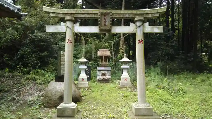 夜刀神社(愛宕神社境内社)の鳥居