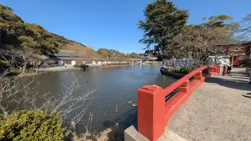 旗上弁財天社の景色