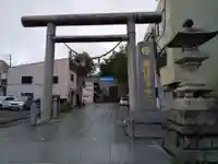 安積國造神社の鳥居