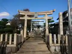 神明神社の鳥居