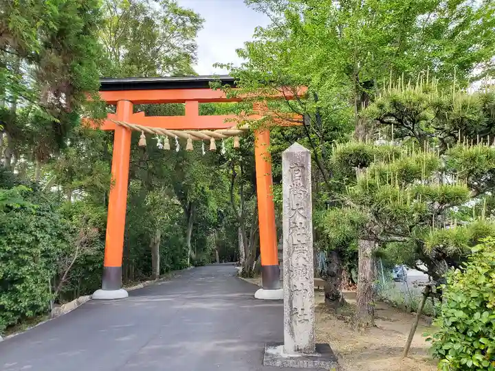 廣瀬大社の鳥居