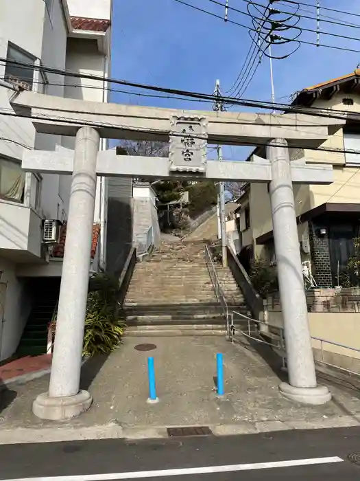 熊内八幡神社の鳥居