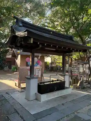 越谷香取神社の手水舎
