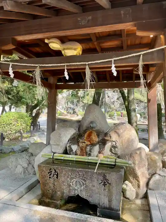 豊國神社の手水舎