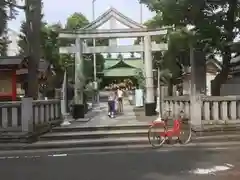 お三の宮日枝神社の鳥居