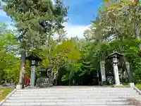 鷹栖神社の庭園
