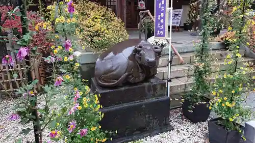 牛天神北野神社の狛犬