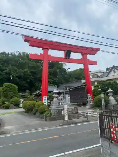 武州柿生琴平神社の鳥居