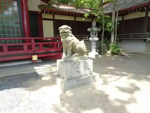 富松神社の狛犬