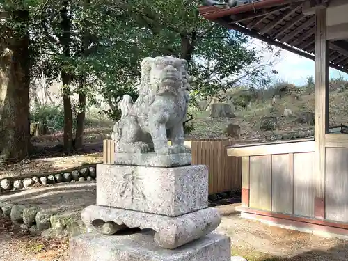 廣瀬八柱神社の狛犬