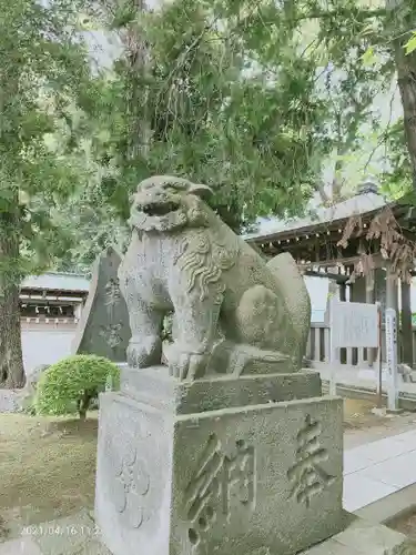 朝日森天満宮の狛犬