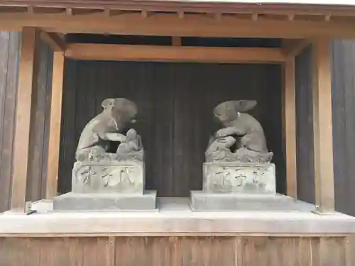 調神社の狛犬