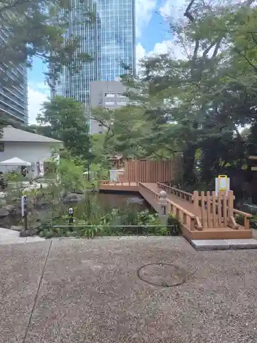 愛宕神社の庭園