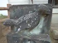 高根町熊野神社の狛犬