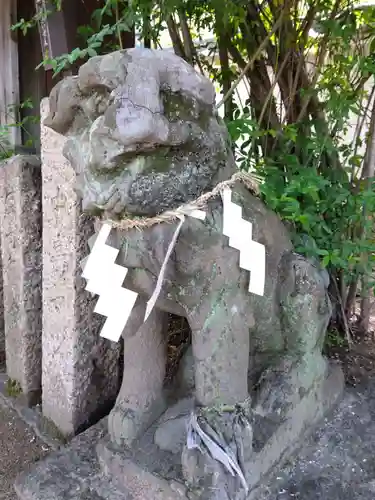 素盞嗚神社の狛犬