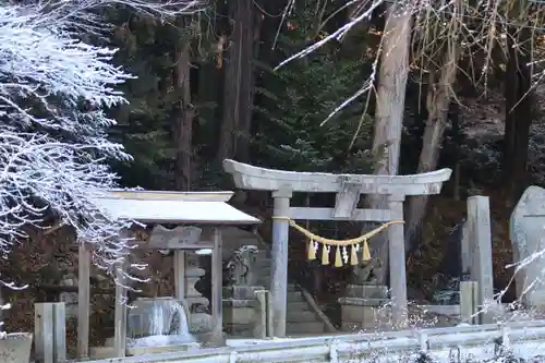 蟇目鹿島神社の鳥居