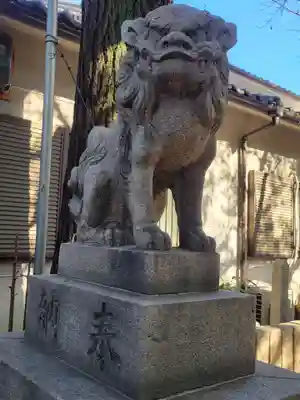 御幸森天神宮の狛犬