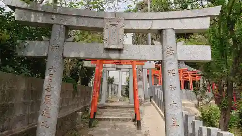 中司孫太郎稲荷神社の鳥居
