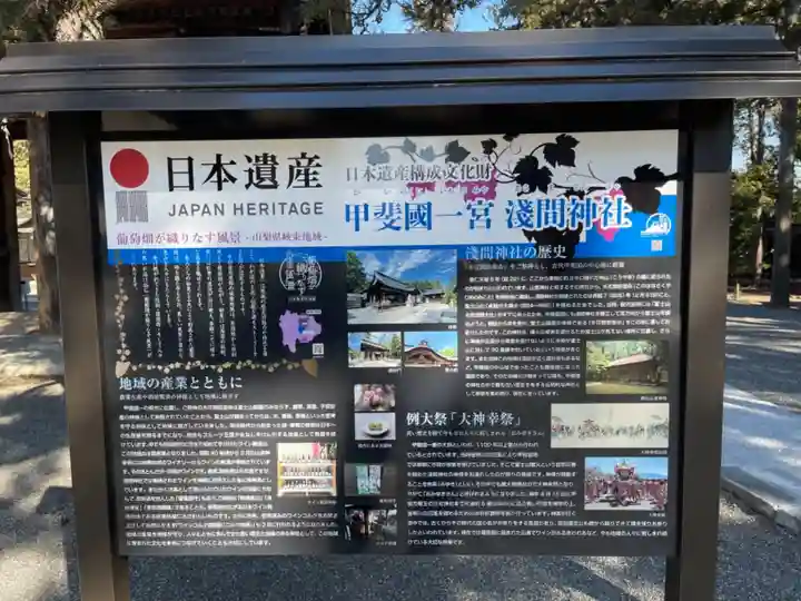 甲斐國一宮 浅間神社の歴史