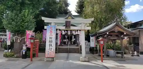 川越八幡宮の鳥居