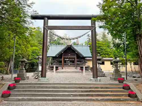 栗沢神社の鳥居