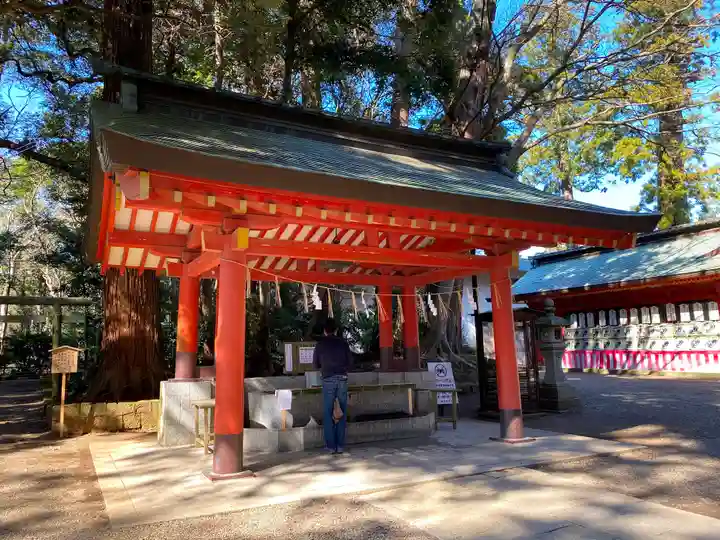 鹿島神宮の手水舎