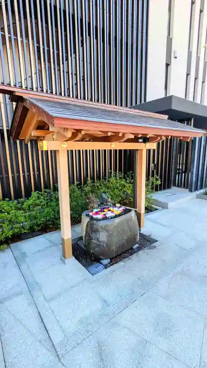 駒込妙義神社の手水舎