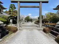 滋賀県護国神社の鳥居