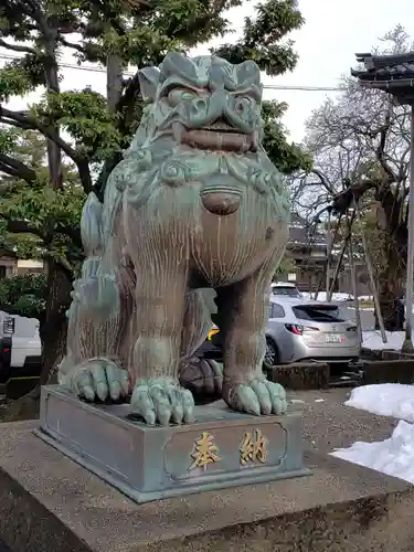 高岡関野神社の狛犬