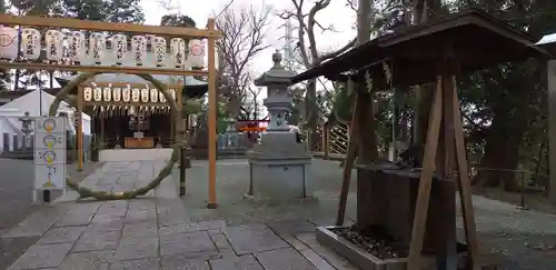 星川杉山神社の手水舎