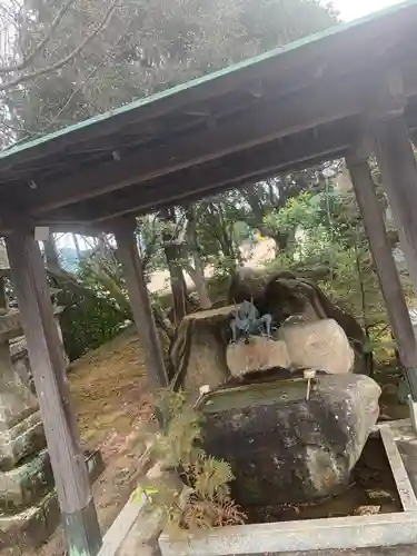 小俣八幡宮の手水舎