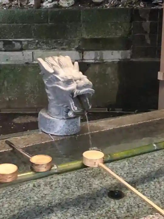 江島神社の手水舎